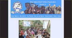 Desktop Screenshot of help-afghan-school-children.org